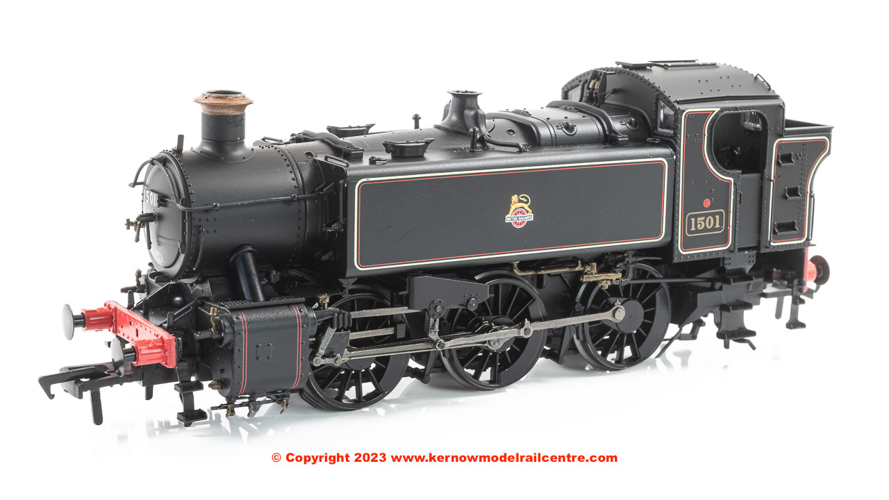 904005 Rapido BR 15xx Pannier Tank - 1501 Lined Black Early Crest (as preserved)